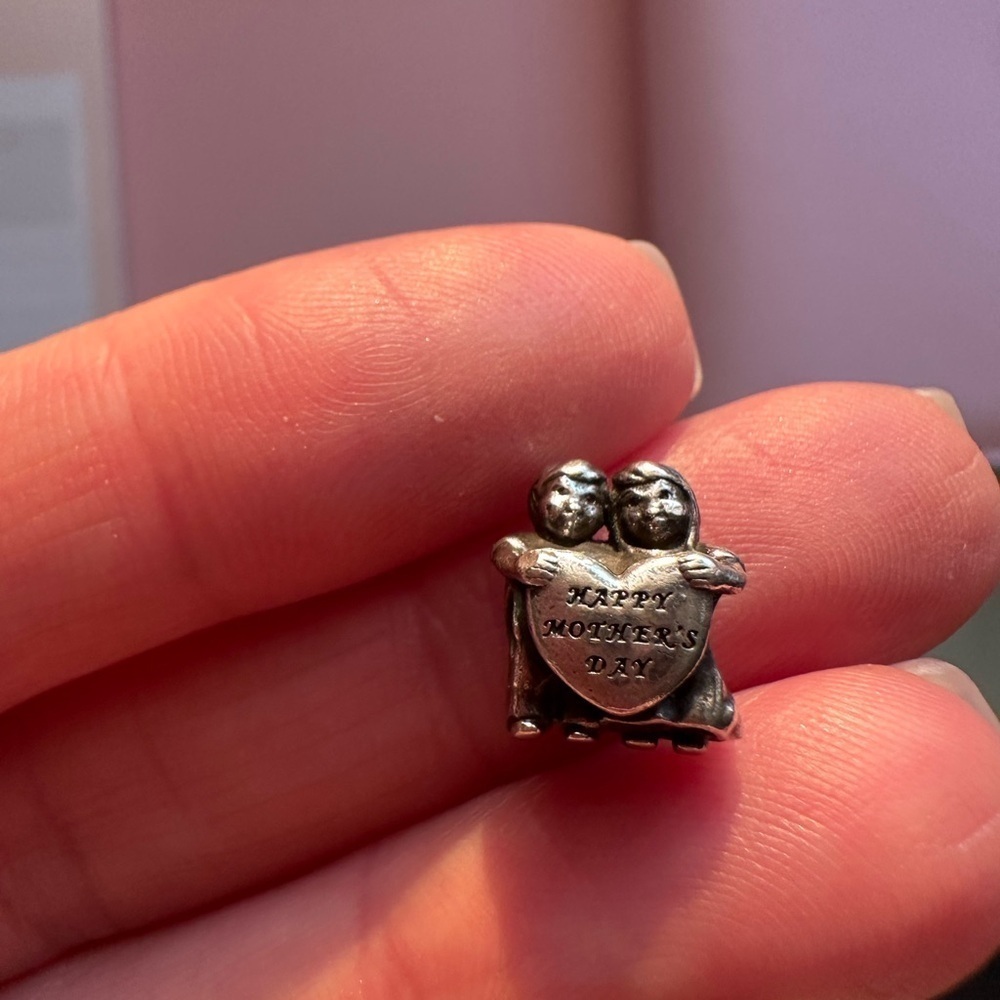 Pandora Silver Mother's Day Charm - Picture 5 of 5